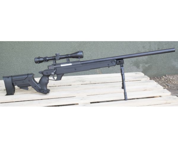 MB04D airsoft mesterlövész, bipod, távcső