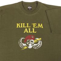 Olivie katonai poló- Kill em all - L méret