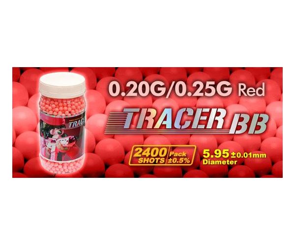 BB tracer BB 0,25gr vörös 2400r