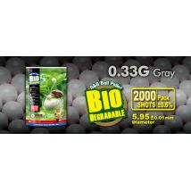 GG Bio BB 0.33g 2000r szürke airsoft lövedék