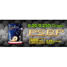 GG Perfect BB, airsoft lövedék, 0.20g zöld 3000r