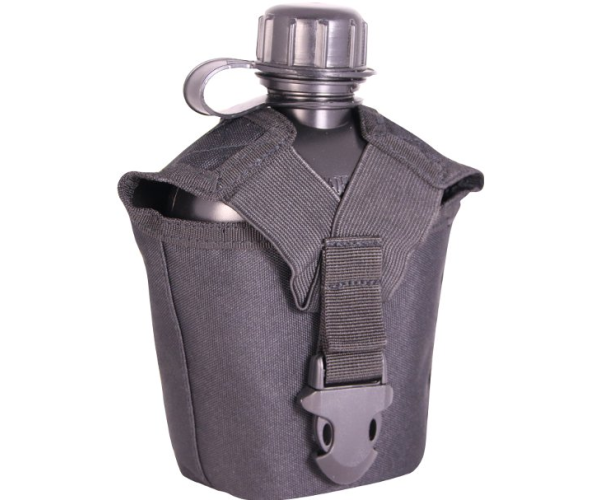 Kulacs, fekete tartóval